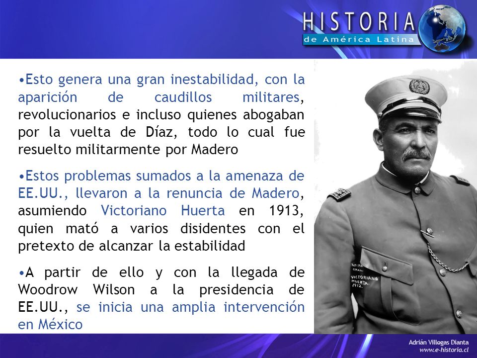 Esto genera una gran inestabilidad, con la aparición de caudillos militares, revolucionarios e incluso quienes abogaban por la vuelta de Díaz, todo lo cual fue resuelto militarmente por Madero