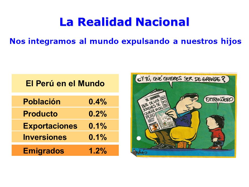 Nos integramos al mundo expulsando a nuestros hijos