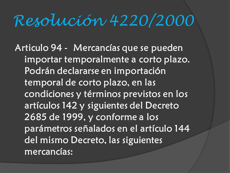 Resolución 4220/2000