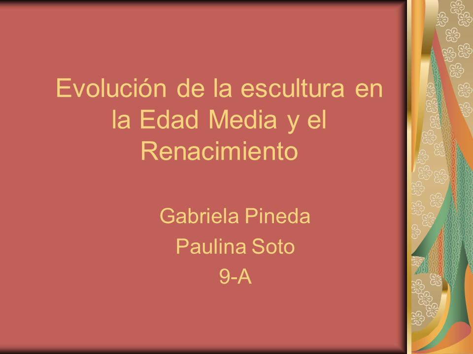 Evolución de la escultura en la Edad Media y el Renacimiento