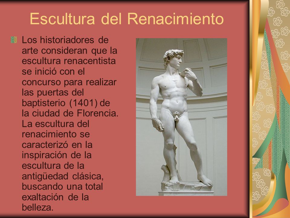 à temps précis Problèmes diplomatiques caracteristicas de la escultura  renacentista parler bouche réglementer