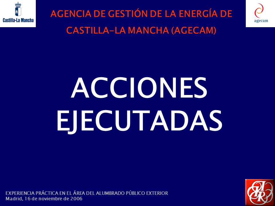 AGENCIA DE GESTIÓN DE LA ENERGÍA DE CASTILLA-LA MANCHA (AGECAM)