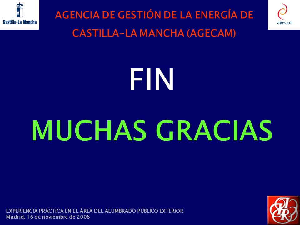 AGENCIA DE GESTIÓN DE LA ENERGÍA DE CASTILLA-LA MANCHA (AGECAM)