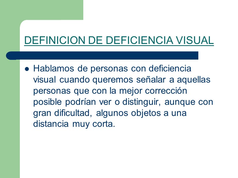 Deficiente Vizuale. Definitie. Clasificare - Etiologia Deficientilor Vizuali. Curs 7