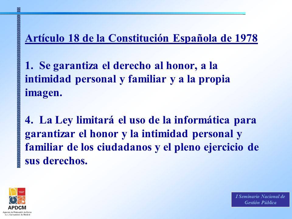 Artículo 18 de la Constitución Española de