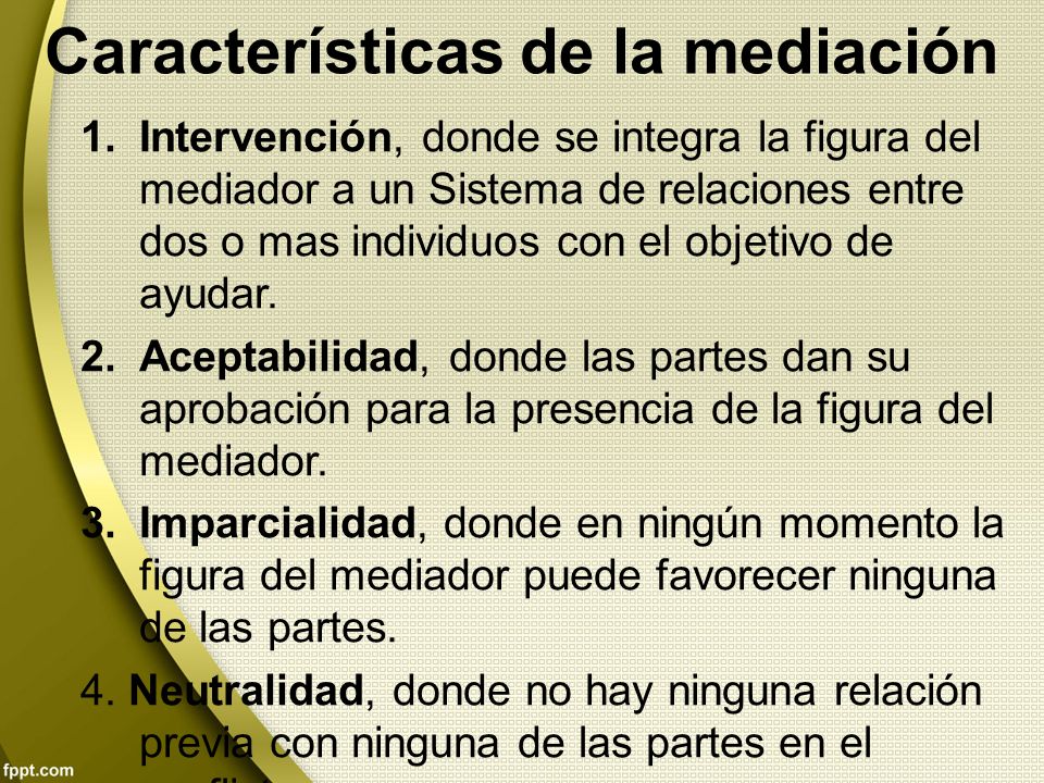 Clase No. 40 "La Mediación" Para 9no. Básico - Lessons - Blendspace