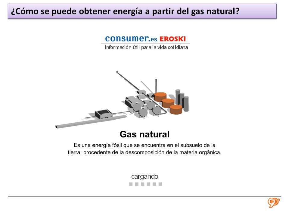 ¿Cómo se puede obtener energía a partir del gas natural