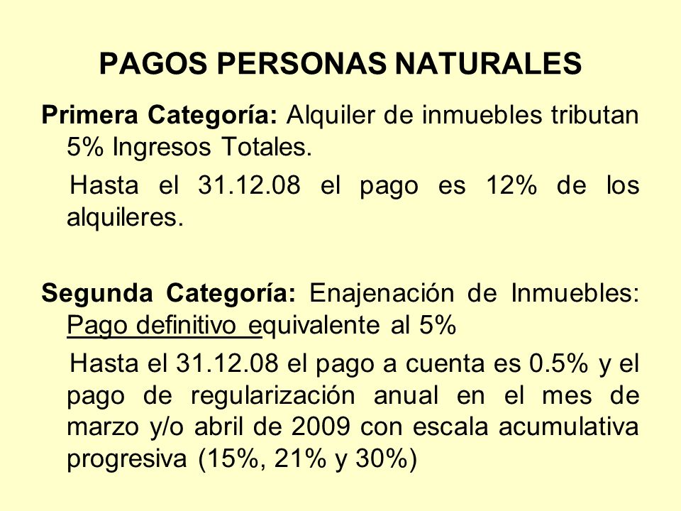 PAGOS PERSONAS NATURALES