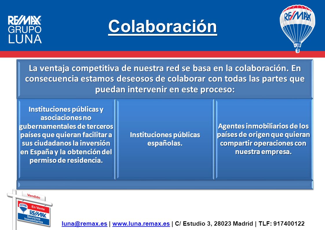 Colaboración |   | C/ Estudio 3, Madrid | TLF: