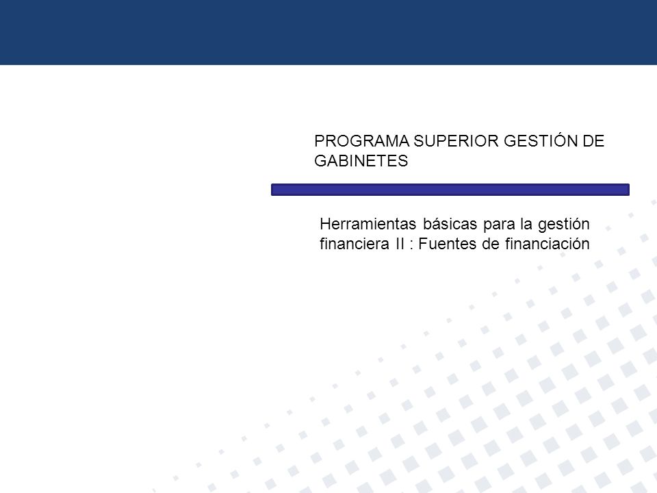 PROGRAMA SUPERIOR GESTIÓN DE GABINETES
