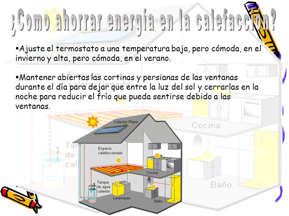 ¿Como ahorrar energía en la calefacción