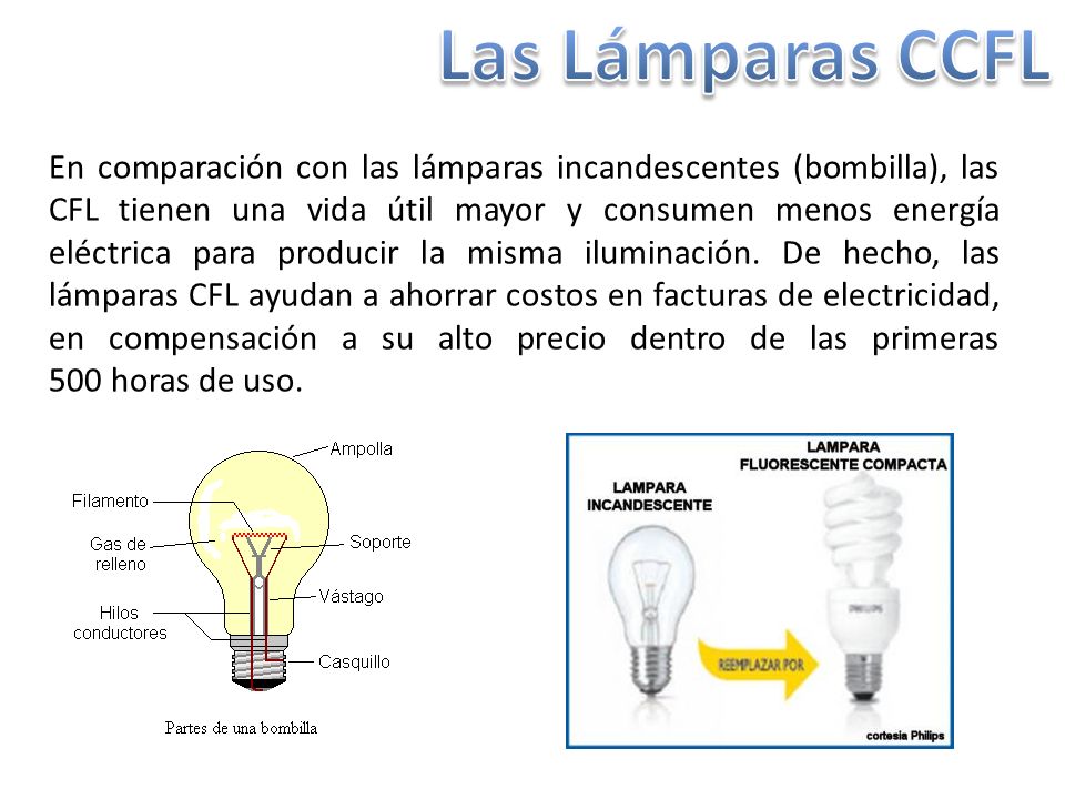 Las Lámparas CCFL