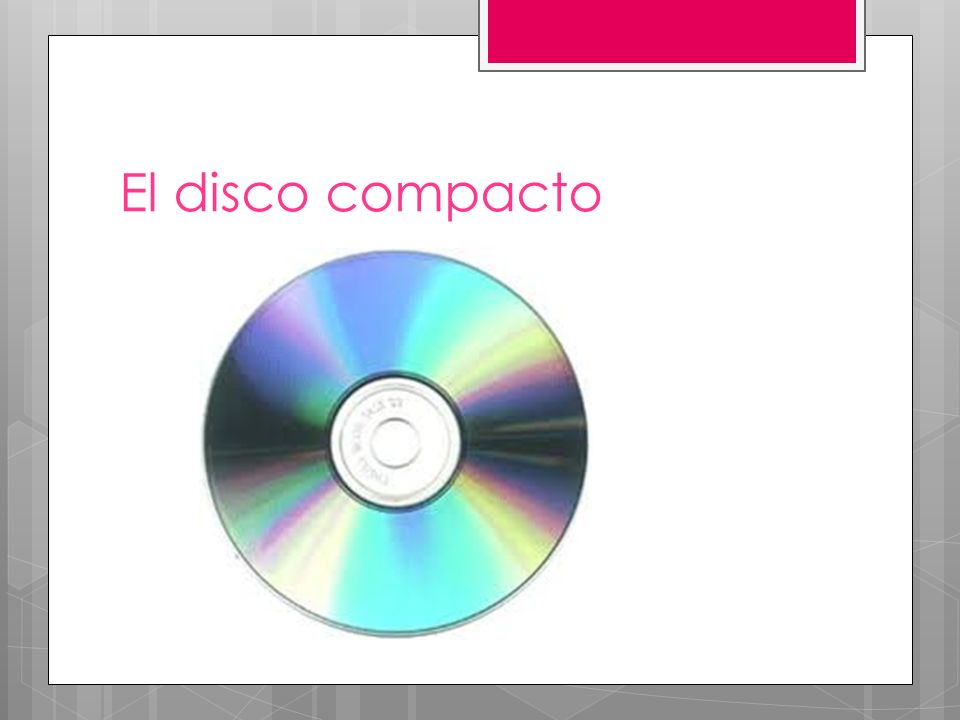 El disco compacto