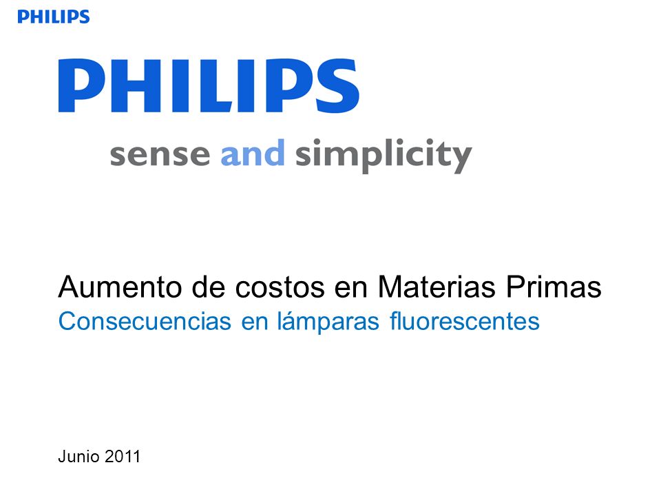 Aumento de costos en Materias Primas Consecuencias en lámparas fluorescentes