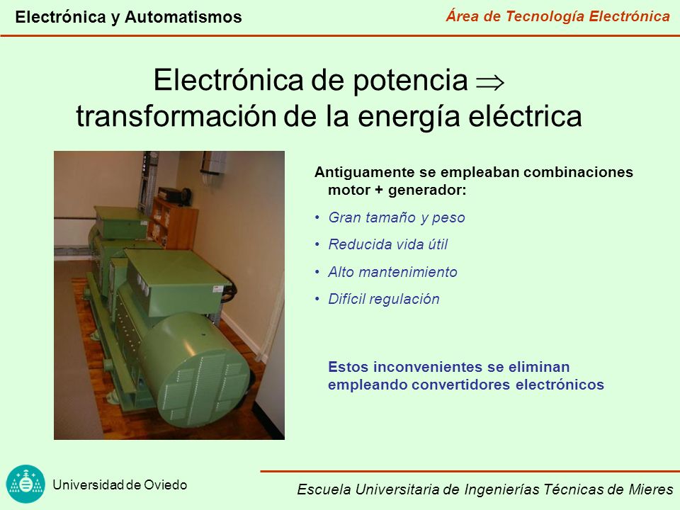 Electrónica de potencia  transformación de la energía eléctrica