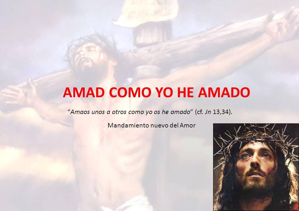 AMAD COMO YO HE AMADO Amaos unos a otros como yo os he amado (cf.