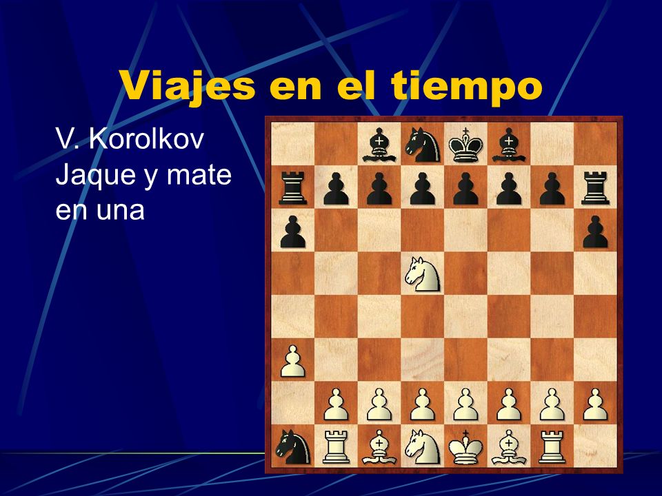 Viajes en el tiempo V. Korolkov Jaque y mate en una