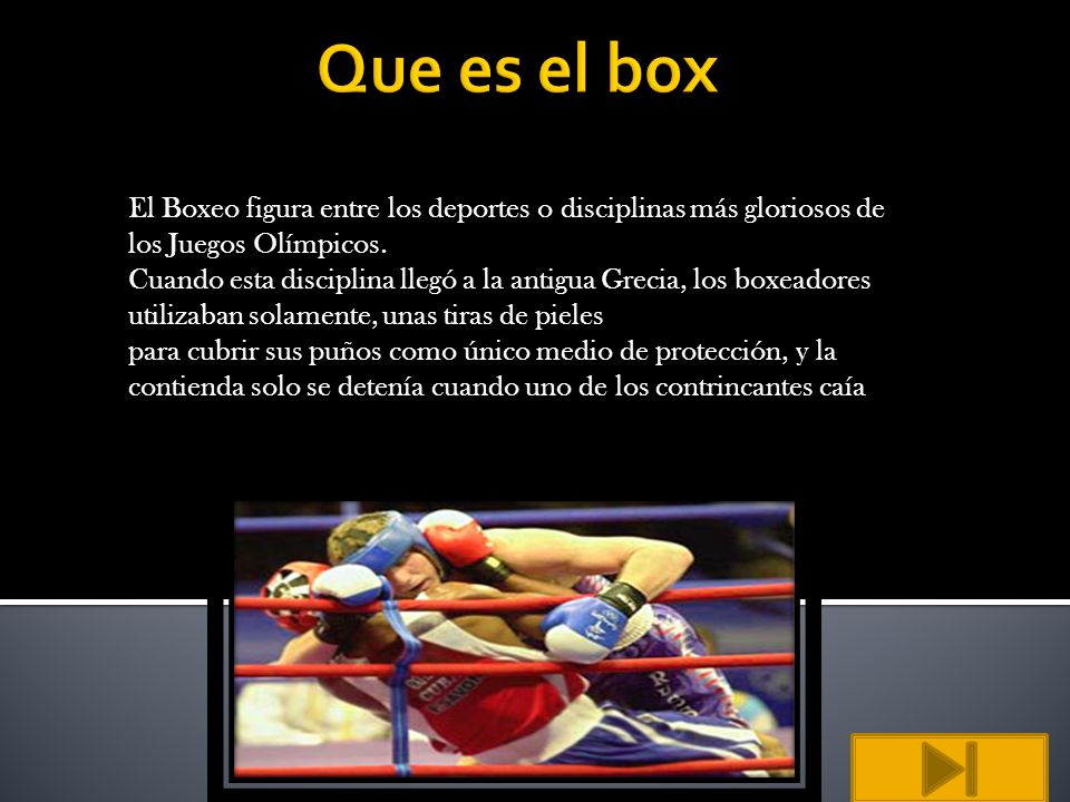 Que es el box El Boxeo figura entre los deportes o disciplinas más gloriosos de los Juegos Olímpicos.