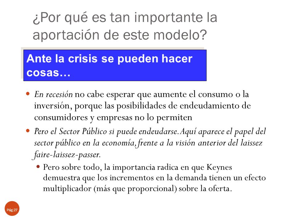 ¿Por qué es tan importante la aportación de este modelo