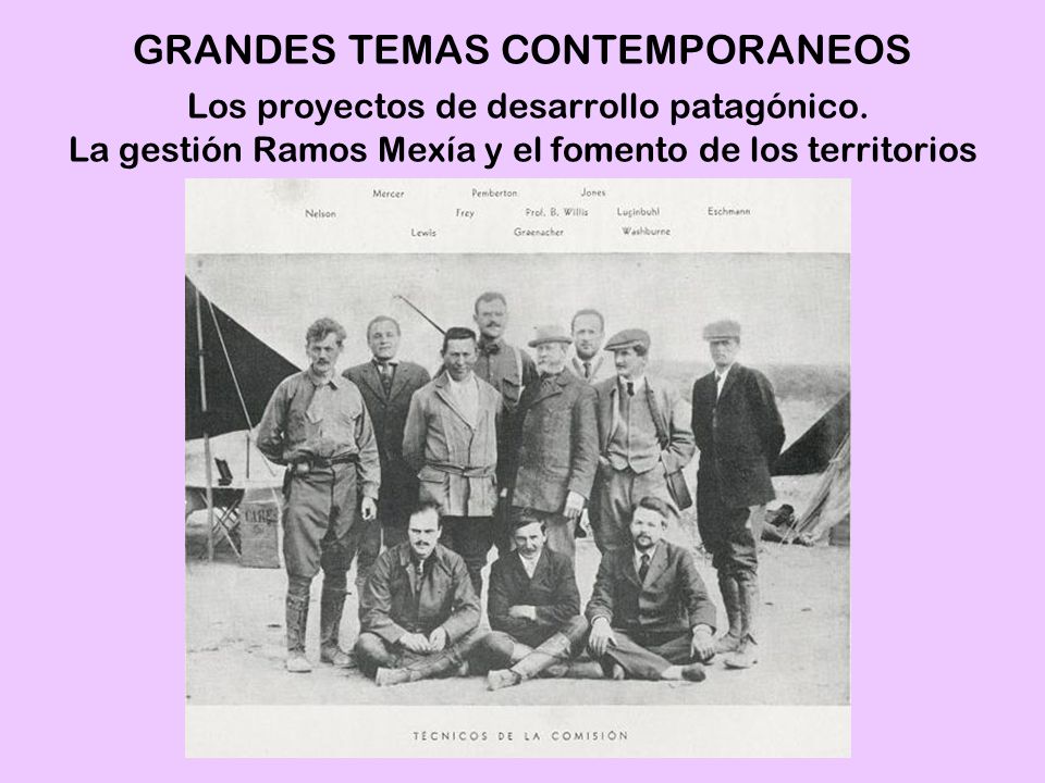 GRANDES TEMAS CONTEMPORANEOS Los proyectos de desarrollo patagónico