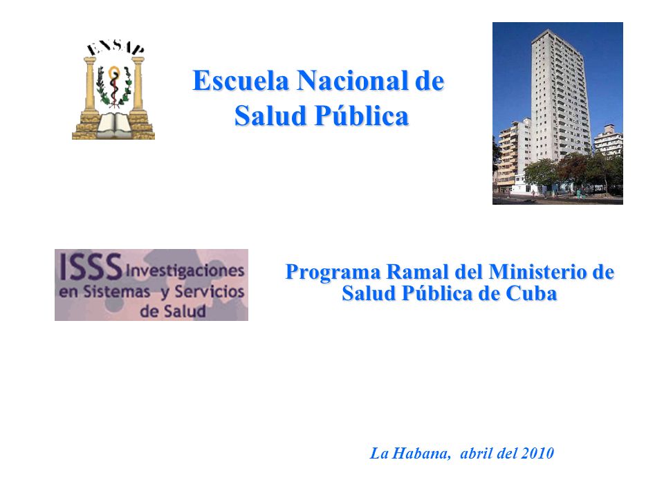 Programa Ramal del Ministerio de Salud Pública de Cuba