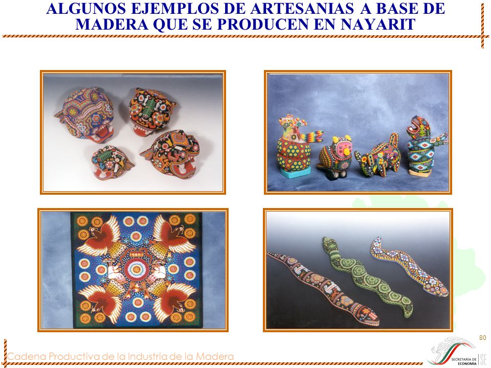 ALGUNOS EJEMPLOS DE ARTESANIAS A BASE DE MADERA QUE SE PRODUCEN EN NAYARIT