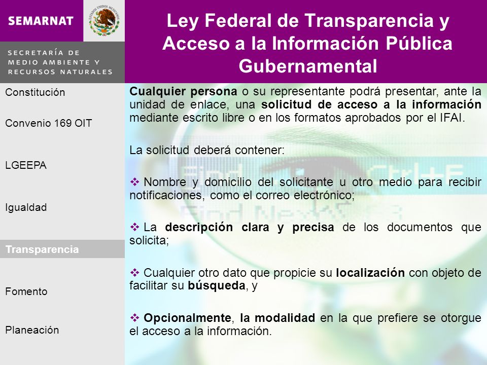 Ley Federal de Transparencia y Acceso a la Información Pública Gubernamental
