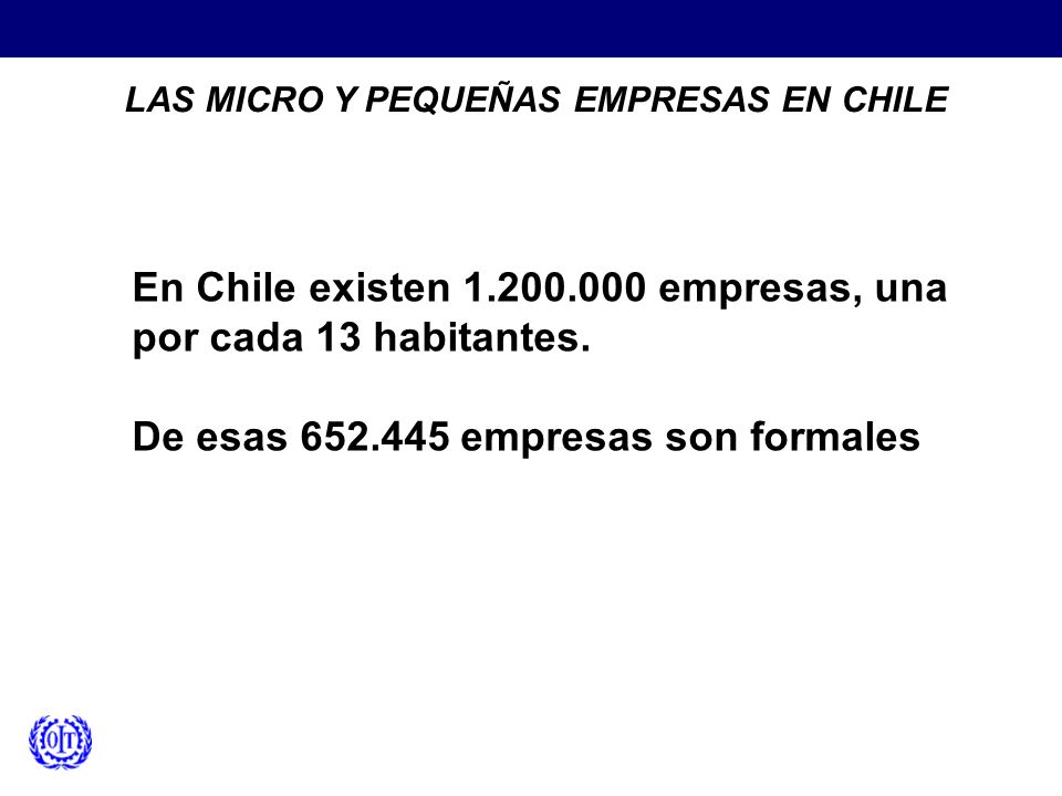 LAS MICRO Y PEQUEÑAS EMPRESAS EN CHILE