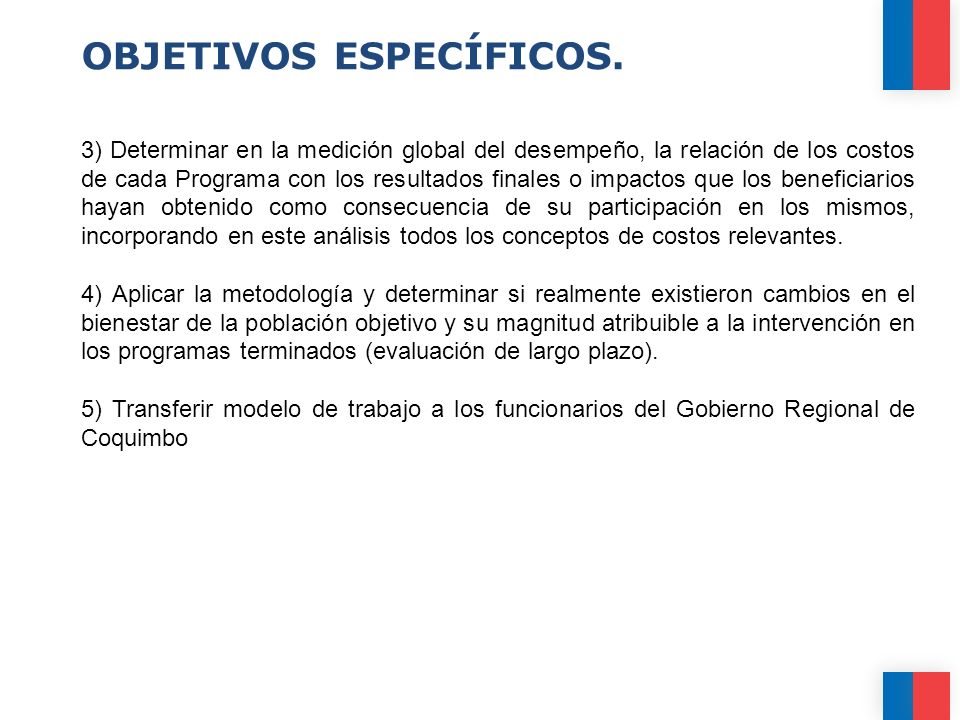 OBJETIVOS ESPECÍFICOS.