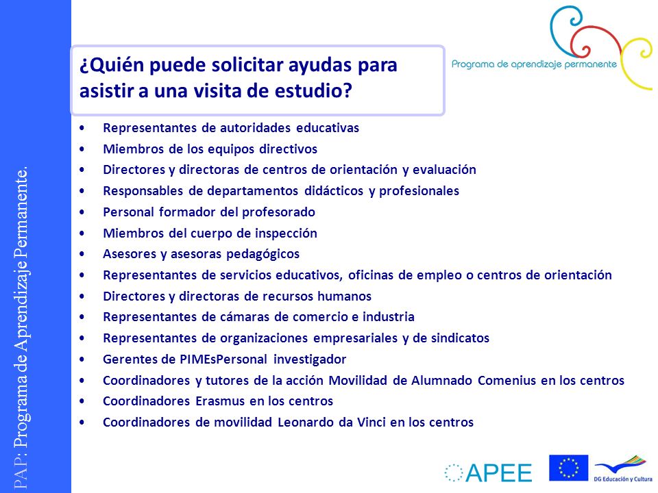 ¿Quién puede solicitar ayudas para asistir a una visita de estudio