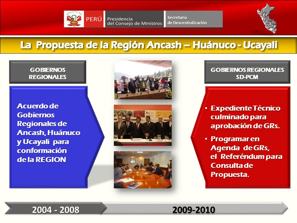 La Propuesta de la Región Ancash – Huánuco - Ucayali