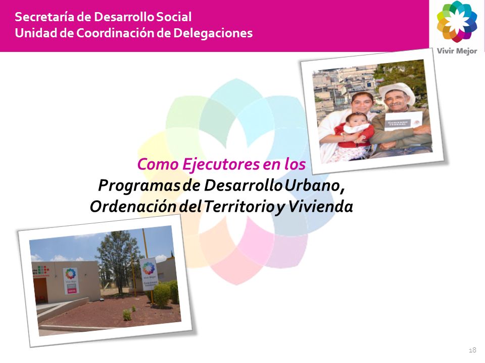 Programas de Desarrollo Urbano, Ordenación del Territorio y Vivienda