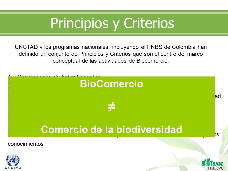 Comercio de la biodiversidad