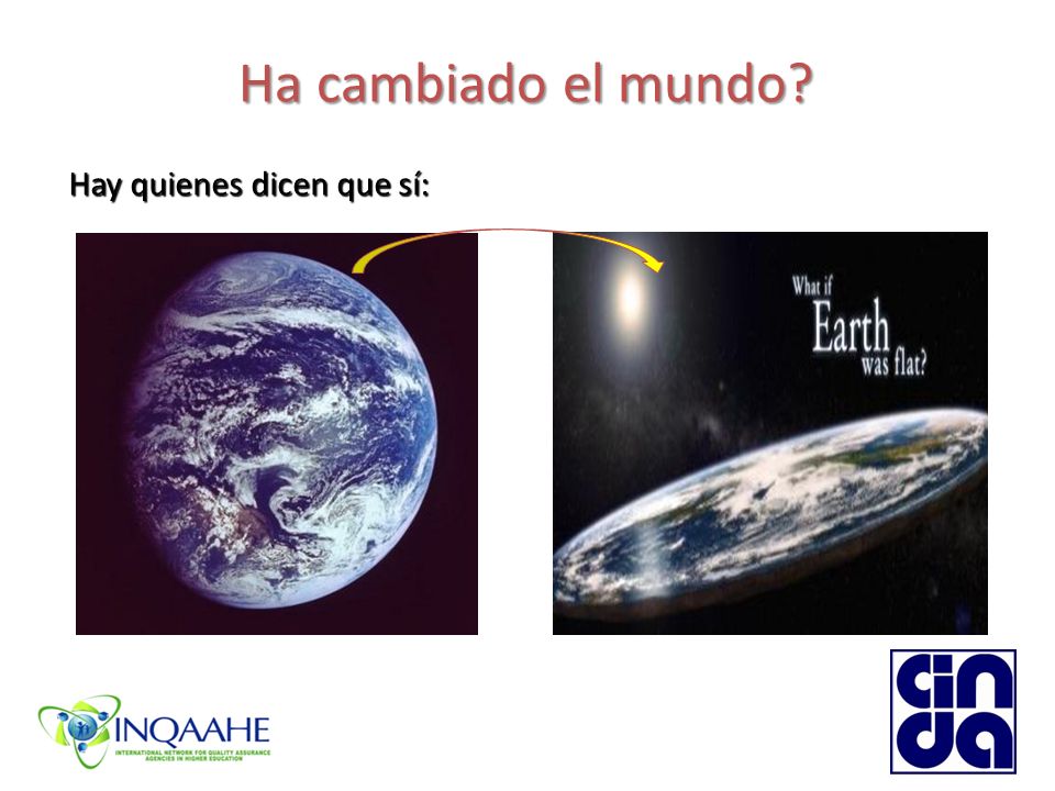 Ha cambiado el mundo Hay quienes dicen que sí: