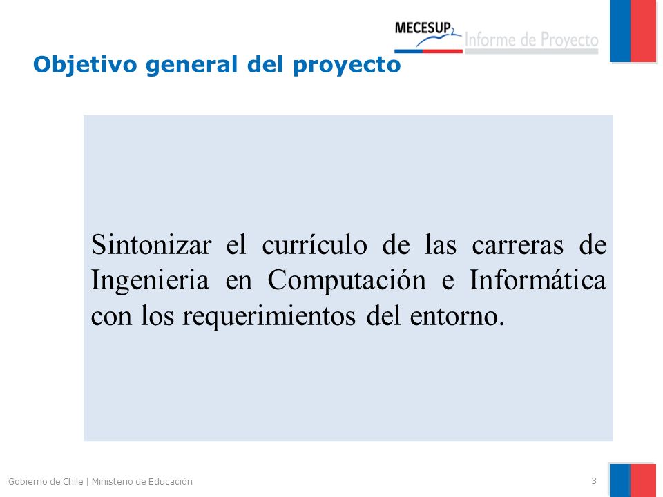 Objetivo general del proyecto