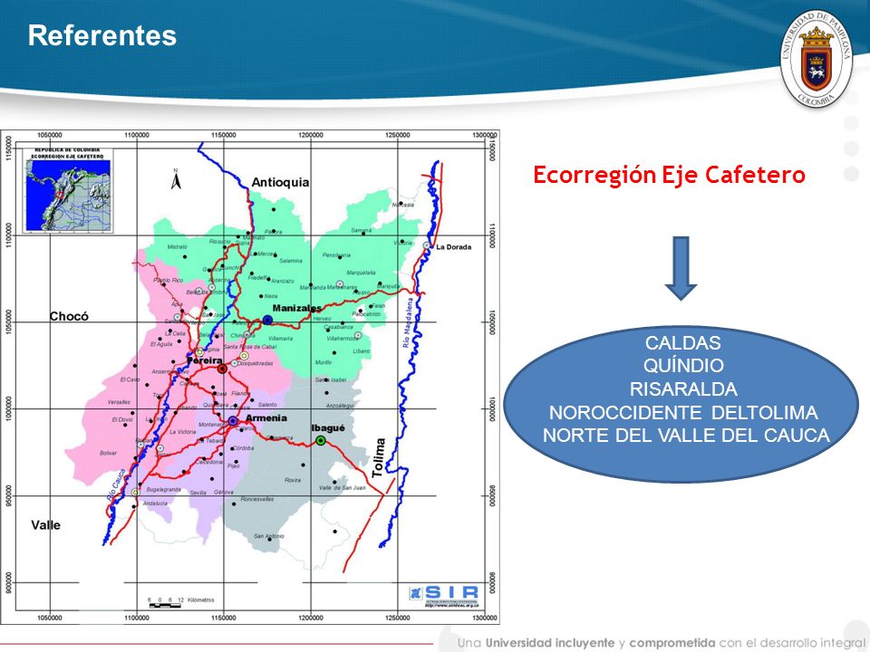 Referentes Ecorregión Eje Cafetero CALDAS QUÍNDIO RISARALDA