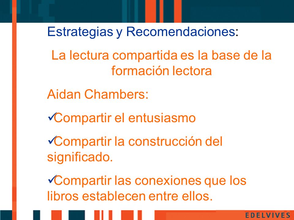 La lectura compartida es la base de la formación lectora