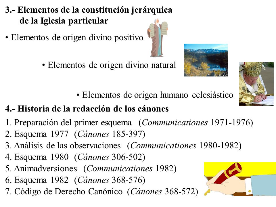 3.- Elementos de la constitución jerárquica de la Iglesia particular