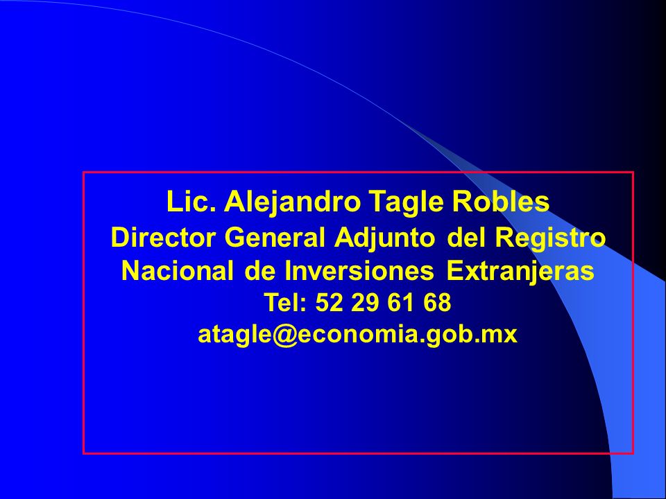 Lic. Alejandro Tagle Robles