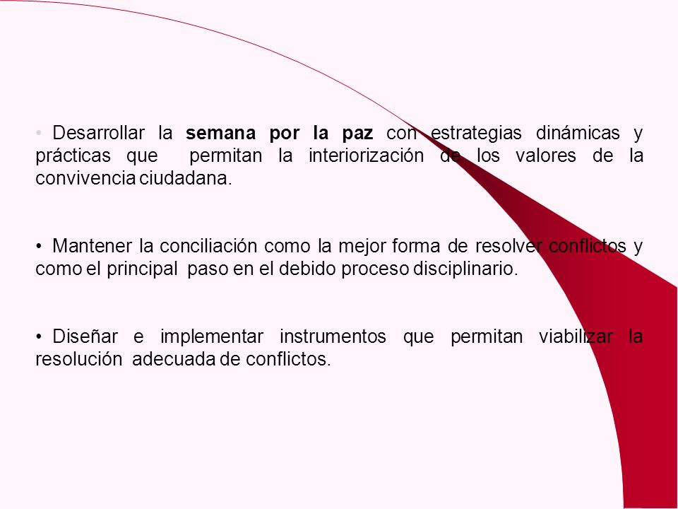Desarrollar la semana por la paz con estrategias dinámicas y prácticas que permitan la interiorización de los valores de la convivencia ciudadana.