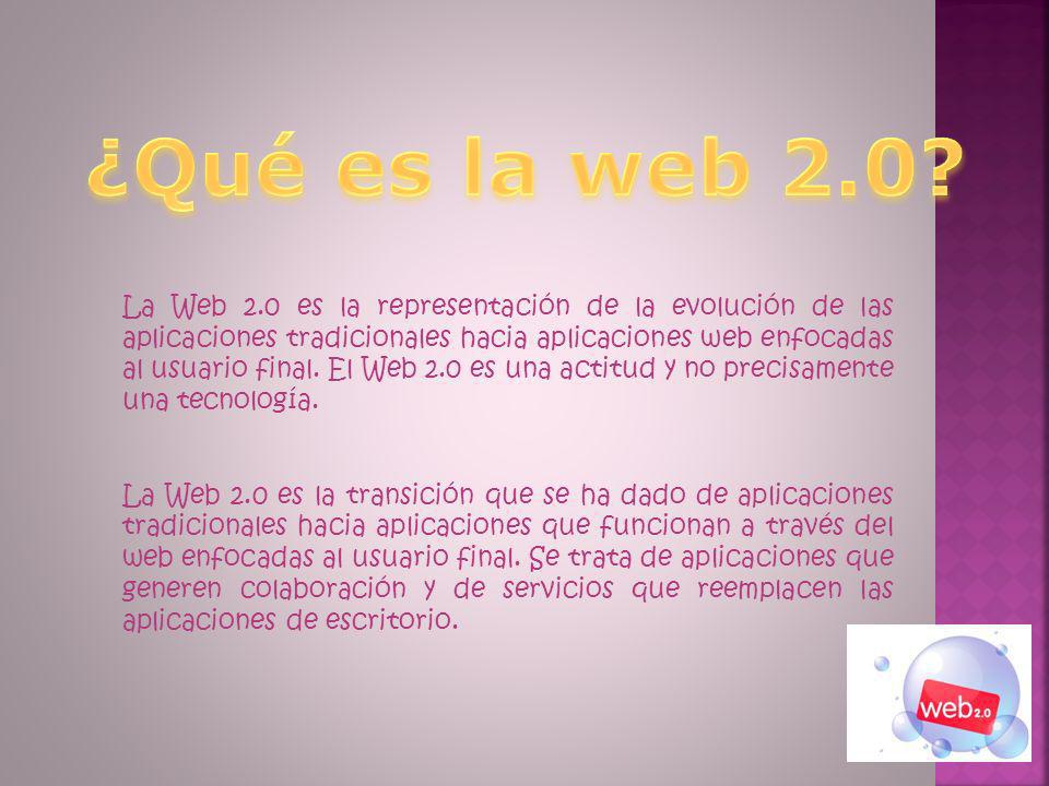 ¿Qué es la web 2.0