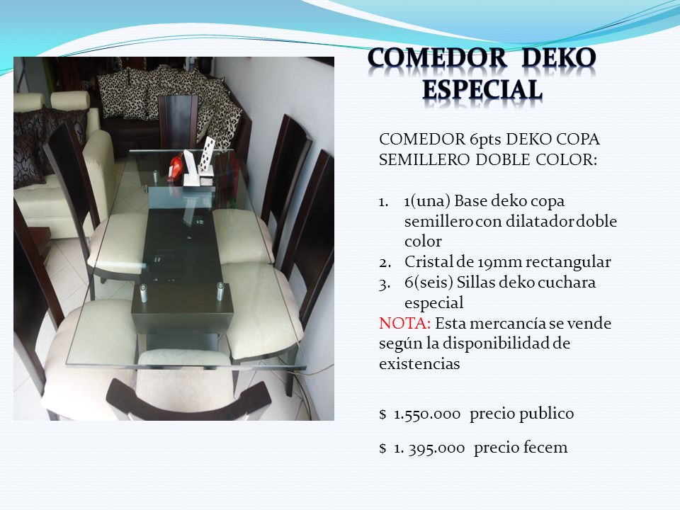 Comedor deko especial COMEDOR 6pts DEKO COPA SEMILLERO DOBLE COLOR: