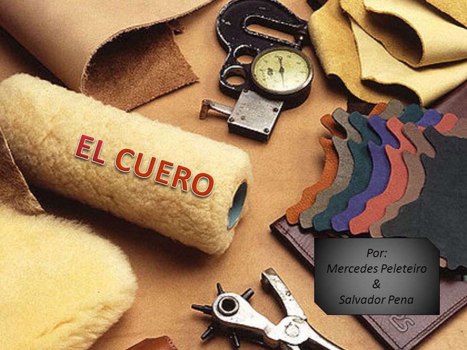 EL CUERO Por: Mercedes Peleteiro & Salvador Pena
