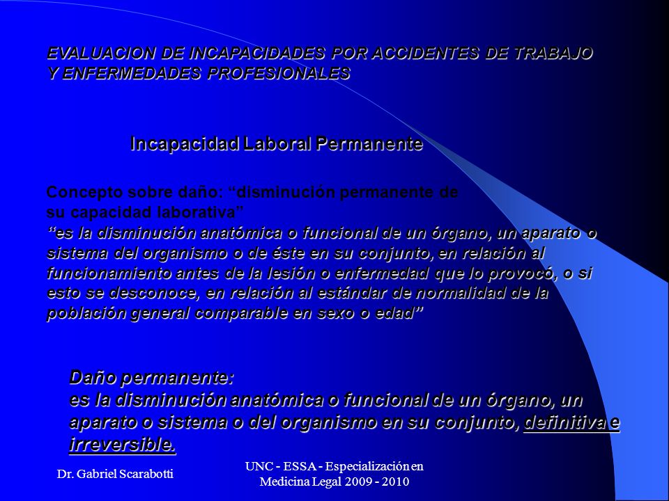 UNC - ESSA - Especialización en Medicina Legal