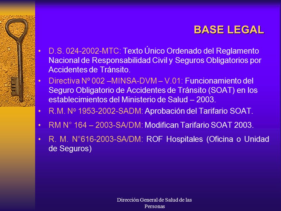 Dirección General de Salud de las Personas