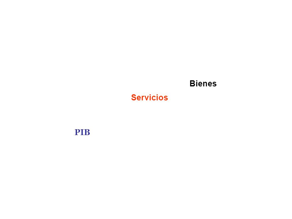 Bienes Servicios PIB