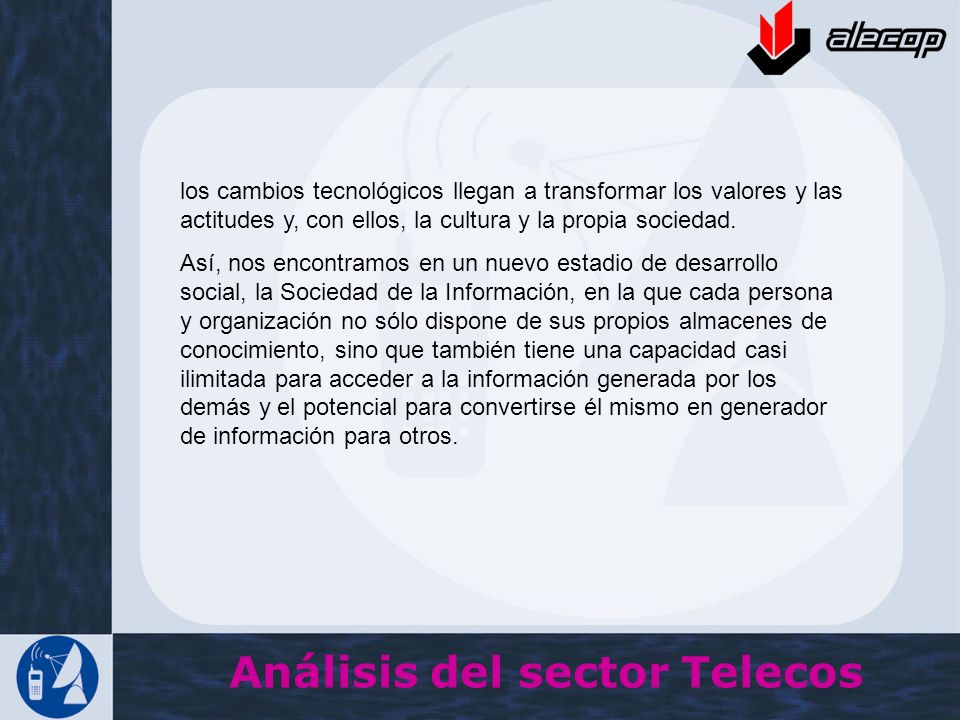 Análisis del sector Telecos