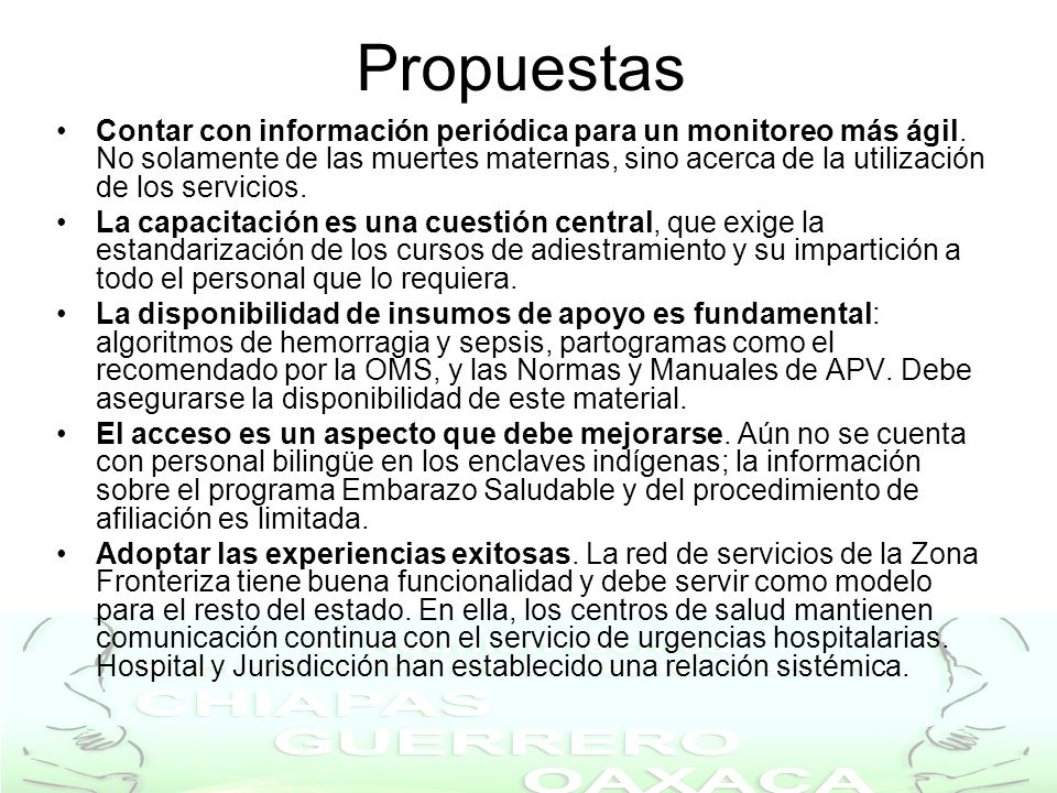 Propuestas