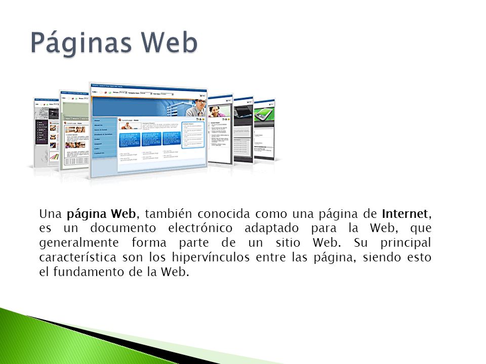 Páginas Web