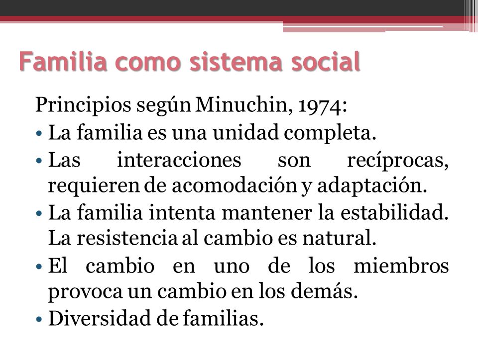 Familia como sistema social